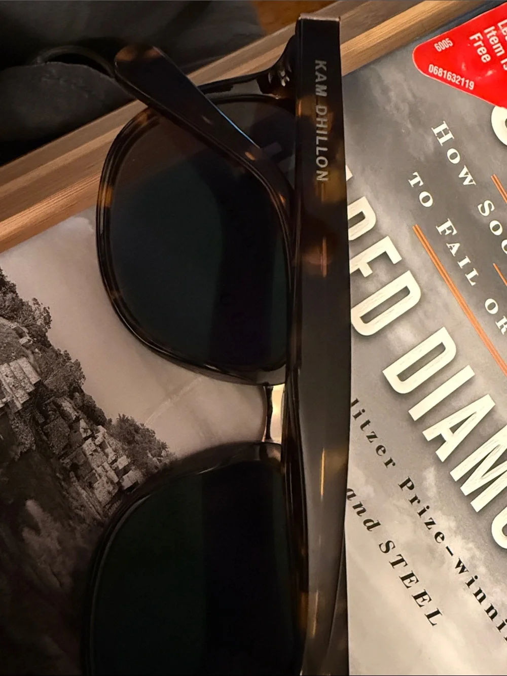 Kam Dhillon Tortoiseshell Sunglasses - Dark Lenses